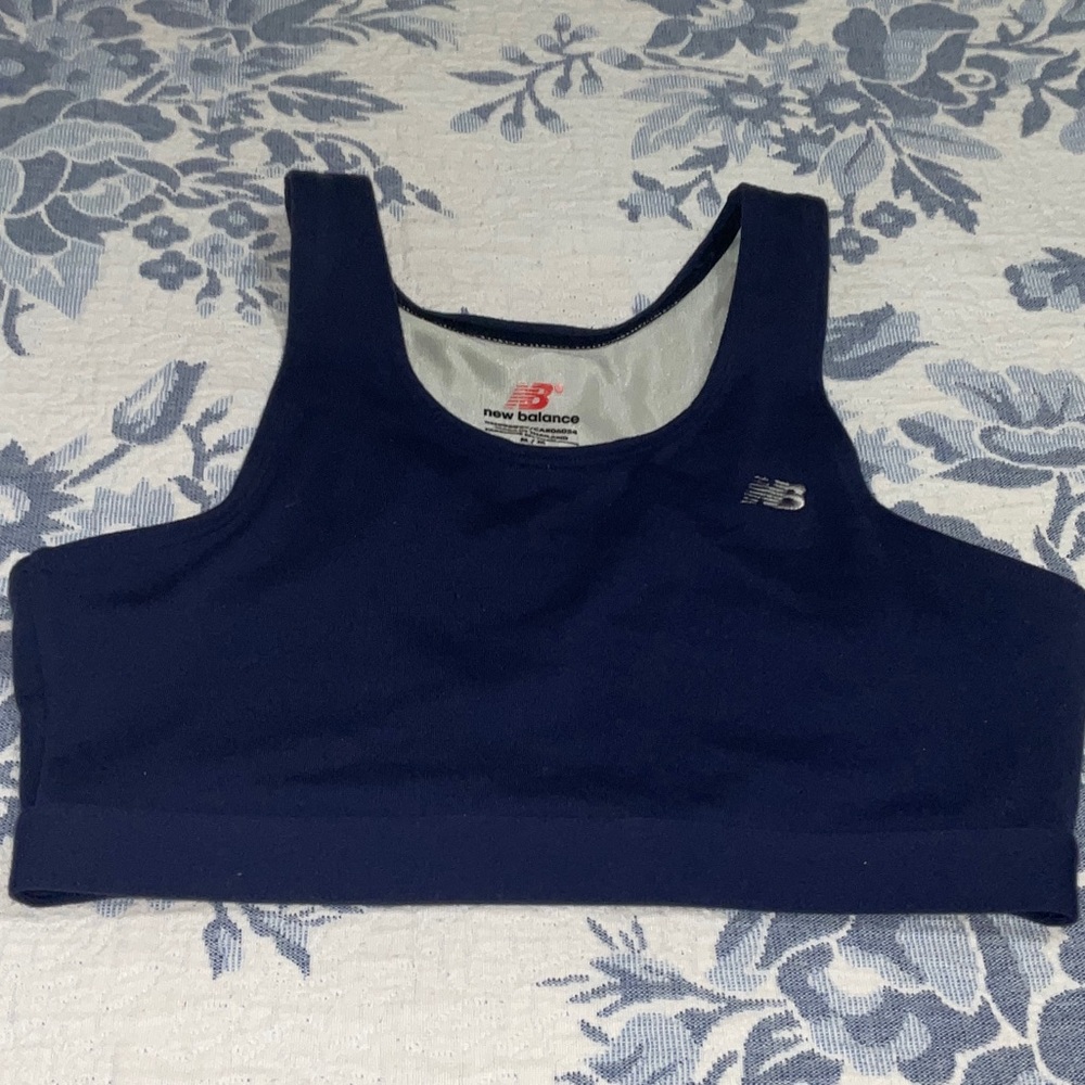 New Balance Dark Blue Sports Bra